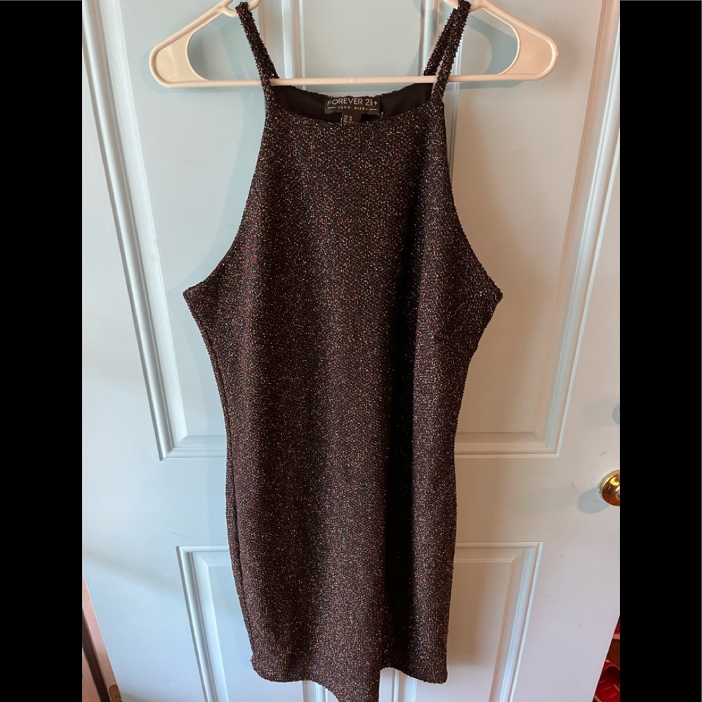 Forever 21 Plus Dress w/ Rainbow Sparkles